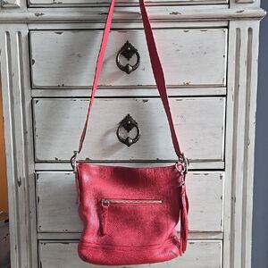 In GREAT CONDITION- COACH Pebble Leather Crossbody Bag